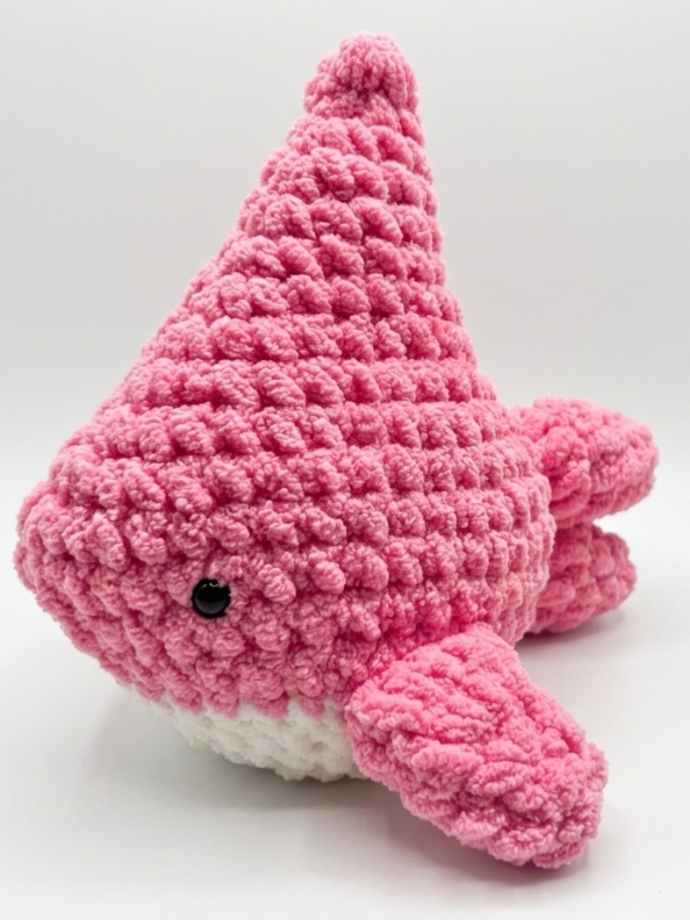 Crochet Pink Baby Shark